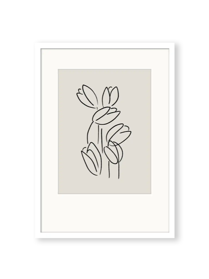 mija living posterdruck digitaldruck tulpen blumen