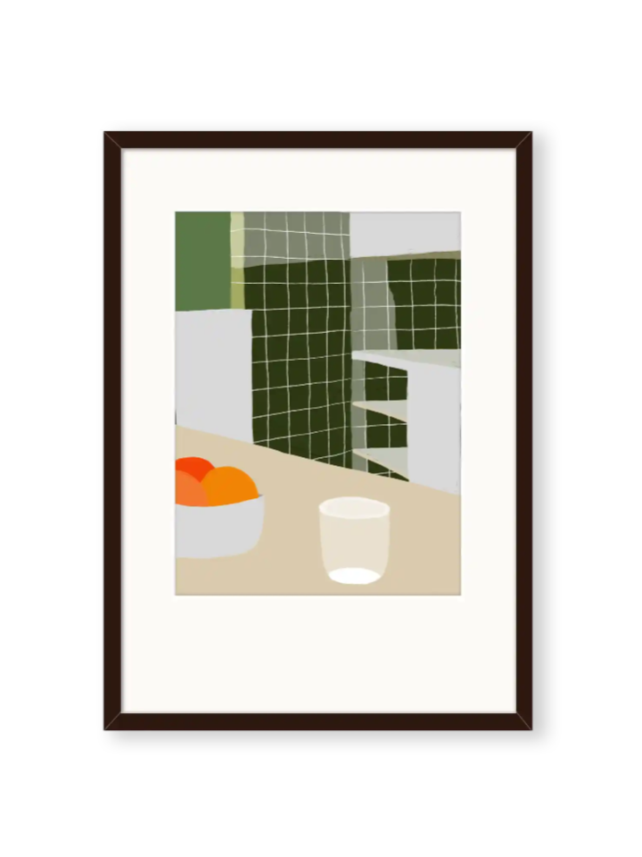 Posterdruck Vintage in tollen Retro-Farben