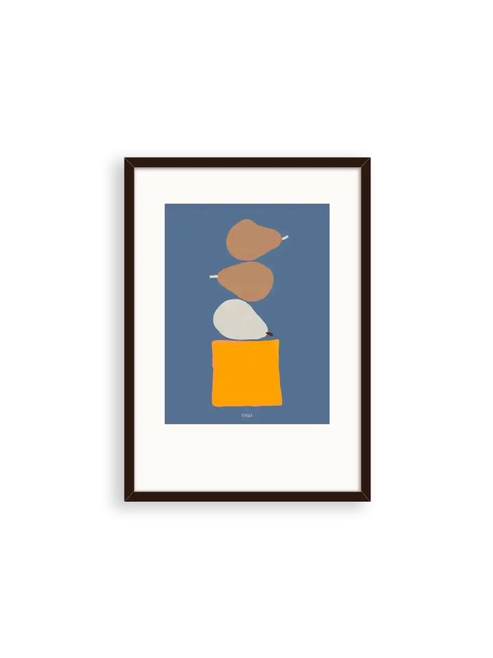 Kunstdruck Birnen-Stapel