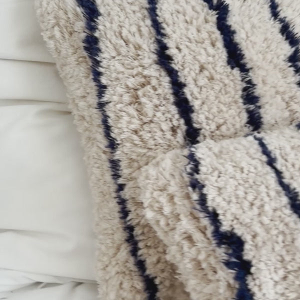 video mija living dekokissen blue-stripes
